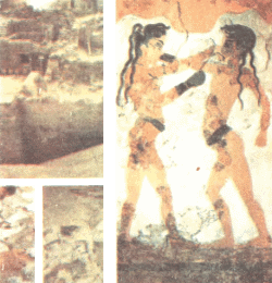 фрески с острова Тира